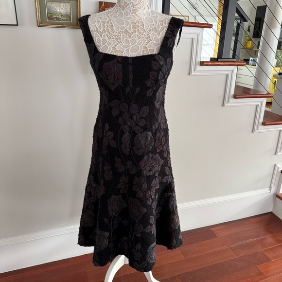 Charles Chang-Lima Dresses & Skirts - CHARLES CHANG-LIMA Wool & Silk Floral Dress Sz 4